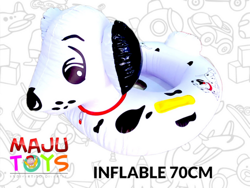 Inflable Modelo Bote Perro De 70Cm En Pvc P