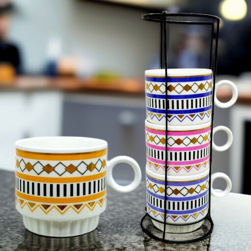 Juego De Pocillos 250 Ml Diseño Arabe