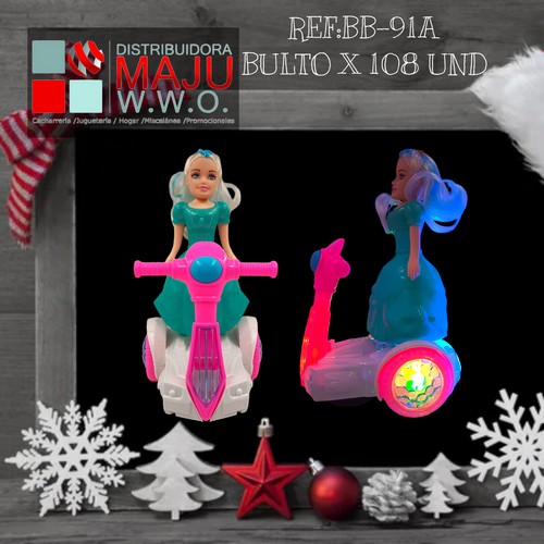 Muñeca En Segway Con Luz Y Sonido(Requiere