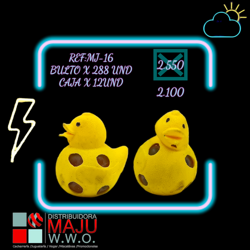 Squeeze De Pato Con Biogel En Caja De 12Pcs
