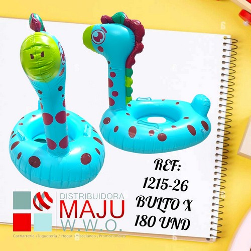 Inflable Para Piscina Lancha Jirafa 75Cm