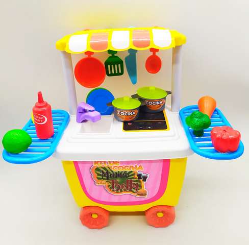 N2020-144 Carro Cocina Con Accesorios Colores En B
