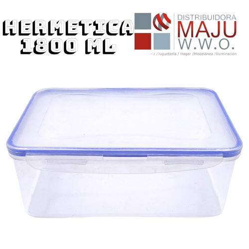 Contenedor Plastico Hermetico Rectangular D