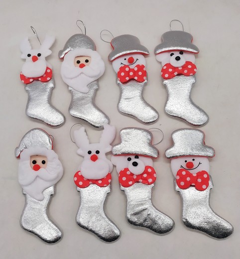 Muñeco Adorno Navideño Medida 14Cm Oso Sant