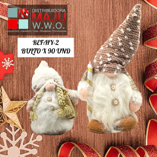 Muñeco De Navidad Con Luz (Requiere Pilas)