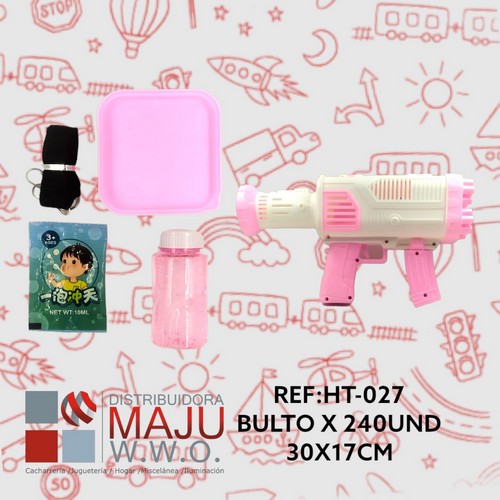 Ht-027 Bazooka Lanzadora De Burbujas 30X17Cm {Do86