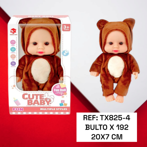 Bebe Para Niña Con Pijama De Oso