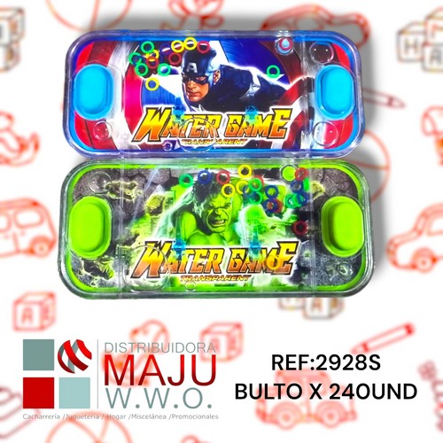 Atari De Agua Con Doble Boton Superheroes Re
