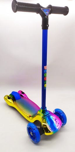 Fl-929K Patineta Scooter Montable Luz Humo
