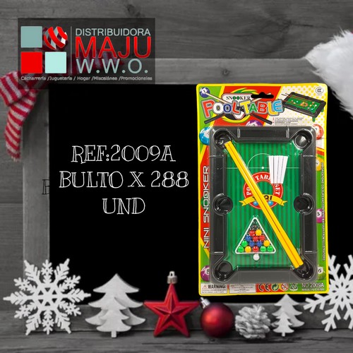 Billar Pool Miniatura En Blister