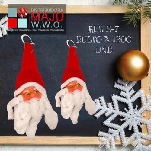 Cabezas De Santa Para Colgar X12Pcs