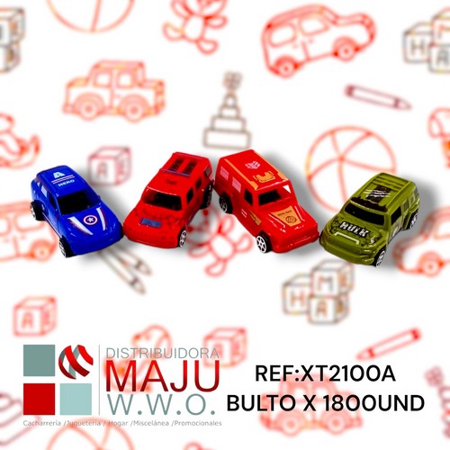 Mini Camionetas Todo Terreno En Bolsa Colo