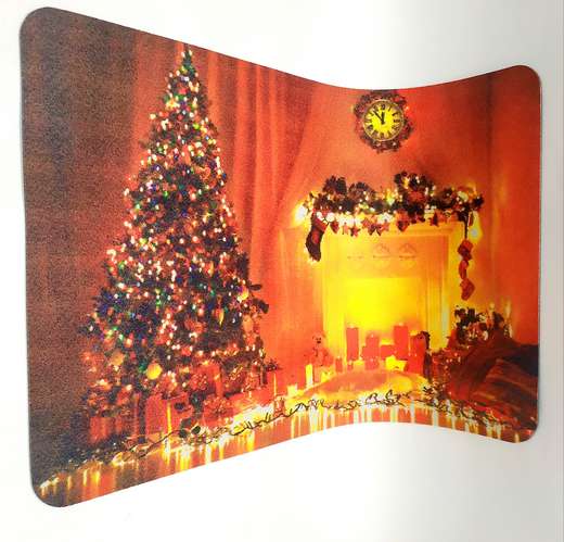 Tapete Navidad Con Estampados Varios 38X58Cm