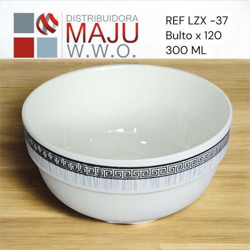 Taza Con Bordados Negro/Azul-300Ml