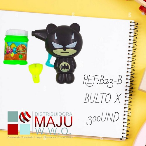 Burbujero Con Diseño De Hobre Murcielago 10X