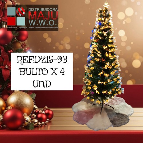 Arbol Navidad 210Cm Fibra Verde
