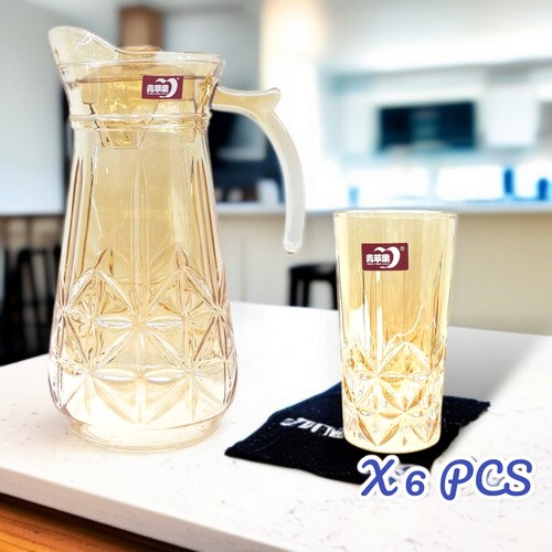 Yzh-35/L7Ha-Jarra 1700 Ml Con 6 Vasos 280 Ml Dis