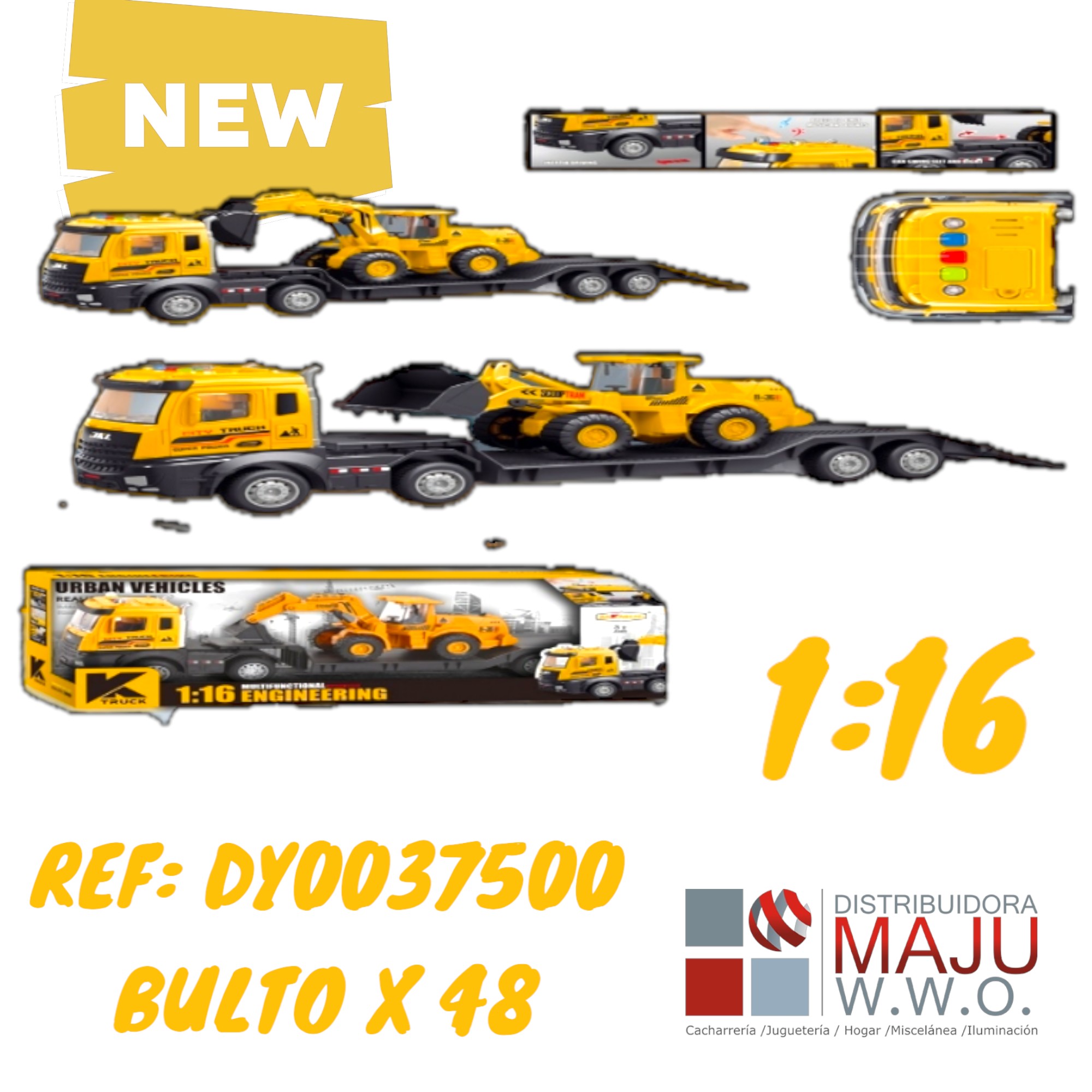 Carro Para Niños Camion Y Buldozer Con L