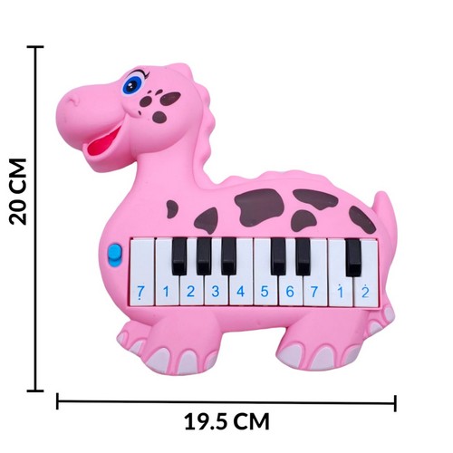 168-6G Piano Infantil En Forma De Dinosaurio Con M