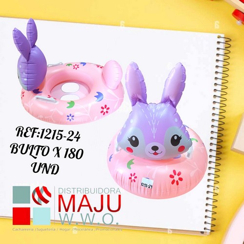 Inflable Para Piscina Lancha Conejo 68Cm