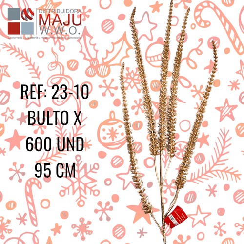 23-100 Espigas Doradas Decorativas 95X10Cm