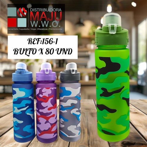 Botilo Camuflado Colores De 600Ml