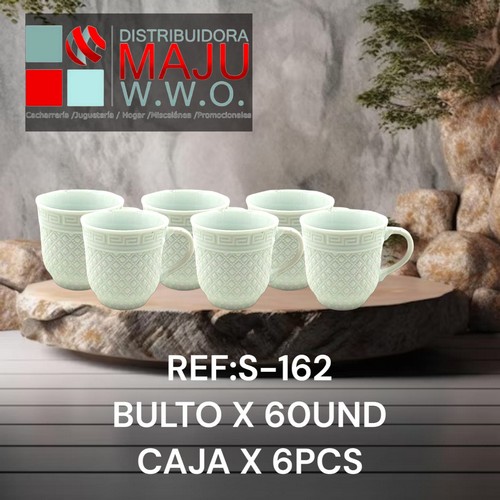 Set De Tazas De Te Texturizado X 6Pcs 220Ml