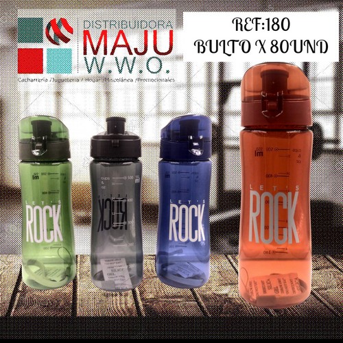 Botilo 550 Ml Lets Rock Sencillo {Do856}