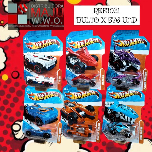 Carro Wheel Para Niños En Blister Modelos Var
