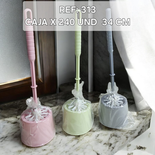 Cepilllo De Baño Pequeño Redondo Unicolor