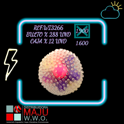 Bolitron Transparentes Con Esferas De Color