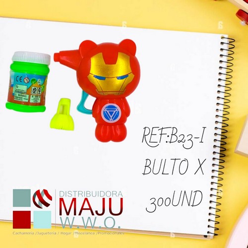 Burbujero De Iron Man 10X10Cm {Do858}