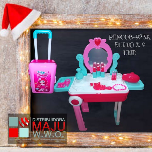 Kit De Belleza En Maletin Con Ruedas