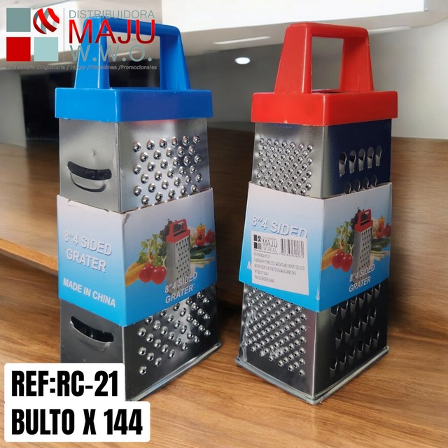 Rallador De Cocina Cuatro Caras/8 Pulgadas