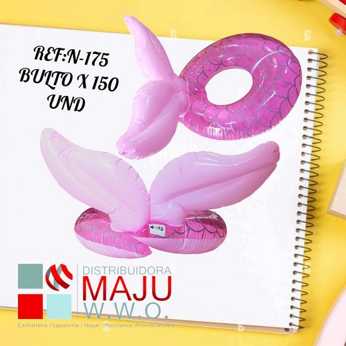 Inflable Para Piscina Rueda Sirena 70Cm
