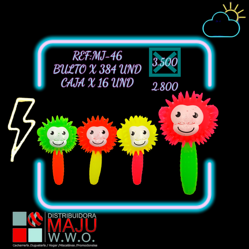 Bolitron De Marca Cara De Mono En Varios Col