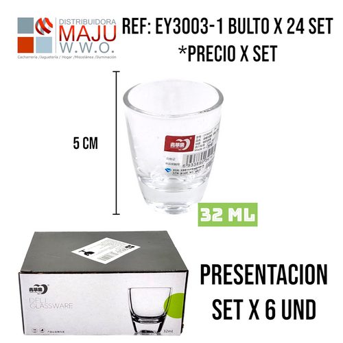 Copa Bala Caja X6 Pcs 32Ml