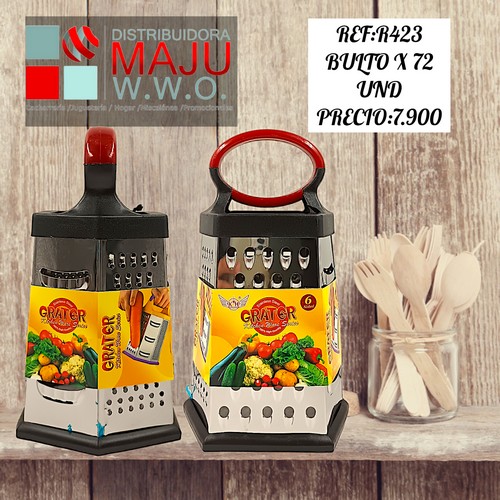Rallador Hexagonal Manija De Lujo 20 X 12 Cm