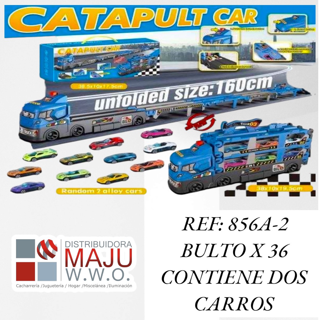 Camion Niñera Con Stickers Mecanismo Manual