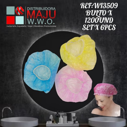 Gorro Protector Para Baño Colores Varios Bo