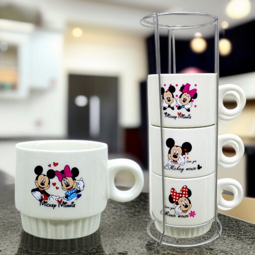 Juego De Pocillos 250 Ml Diseño Personaj