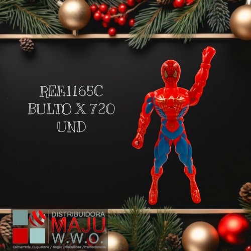 Super Heroe Araña Con Brazos Intercambiables