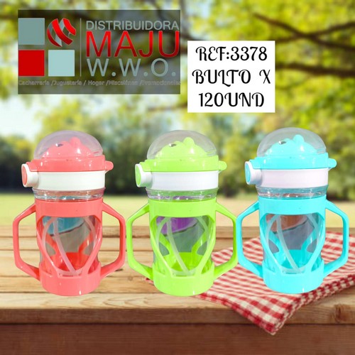 Vaso Para Niños Con Pitillo Con Osito Varios