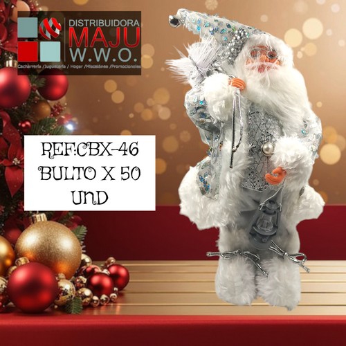 Papa Noel Navideño De 30X15Cm