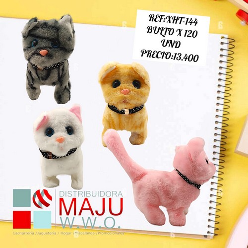 Gato Colores Varios 15Cm