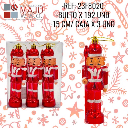 Soldaditos De Plomo Decorativos X3Pcs 15X1