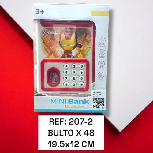 Juguete Banco De Ironman Con Sistema De Cont