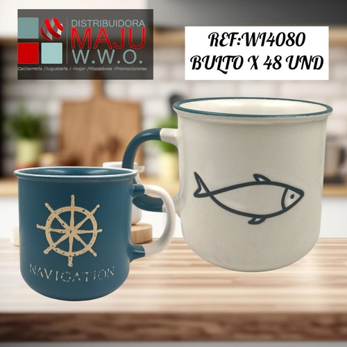 Pocillo Chocolatero Colores Y Diseños Vario