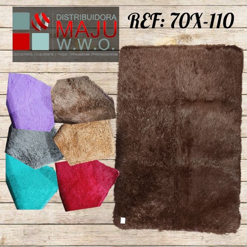 Tapete Peludo Colores Varios