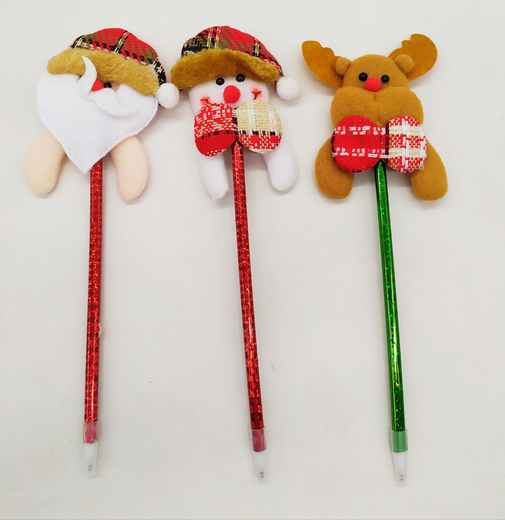 Esfero (Boligrafo) Navideño Con Adorno
